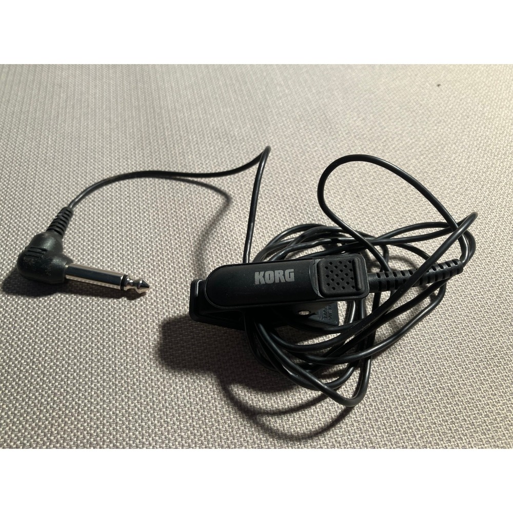 Korg CM300 Clip On Contact pick Up / Microphone Black for use with tuner UNTESTE